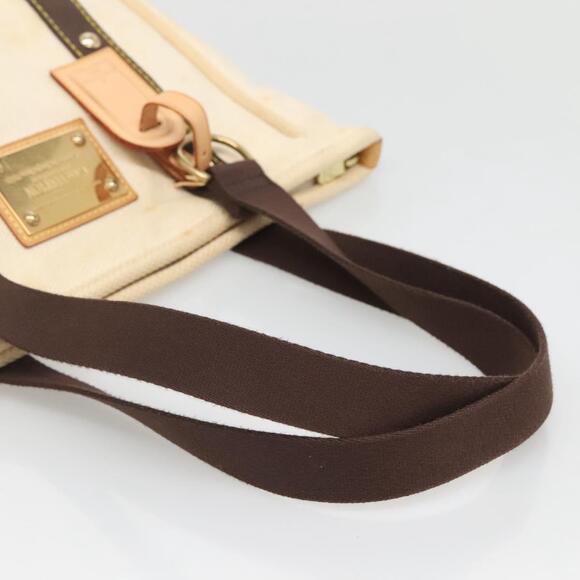 LOUIS VUITTON Cabas MM Antigua Tote Bag Brown Beige M40036 - Picture 7 of 13